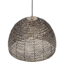 Lampa suspendată cu abajur împletit