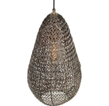 Lampa suspendată cu abajur împletit