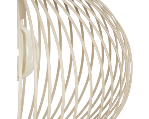 Imagine detaliată cu o lampă suspendată cu cadru metalic