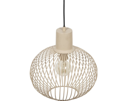 Lampa suspendată cu cadru metalic și bec