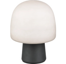 Lampă decorativă ciupercă cu bază gri