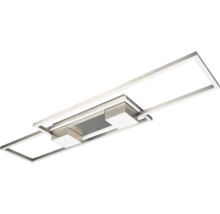 Lumină de plafon argintie cu design unghiular