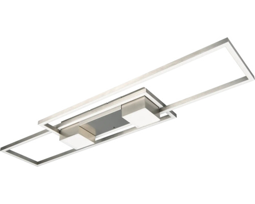 Lumină de plafon argintie cu design unghiular