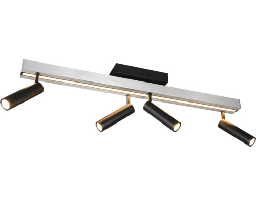 Șină cu patru spoturi pentru montaj pe tavan