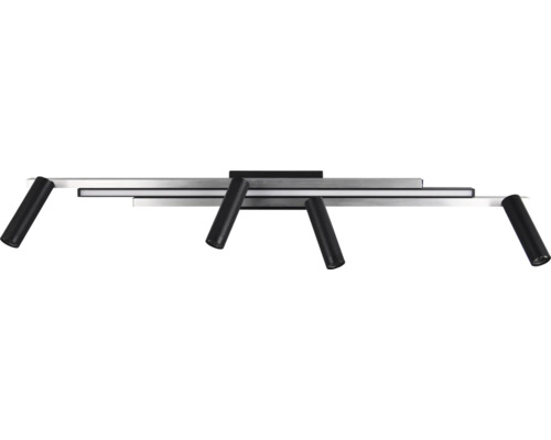 Lumină de tavan cu spoturi negre