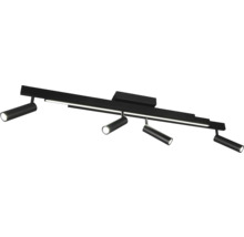 Spot LED negru cu cinci spoturi