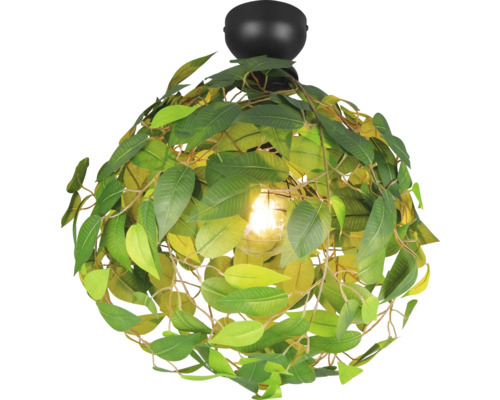 Plafonieră Leavy E27 max. 1x28W Ø700 mm, plastic/verde