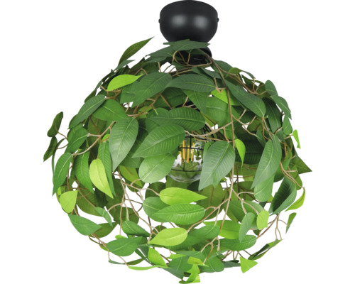 Lumină suspendată cu decor de frunze pentru interior