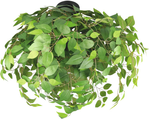 Plantă artificială suspendată cu frunze verzi pentru decorare