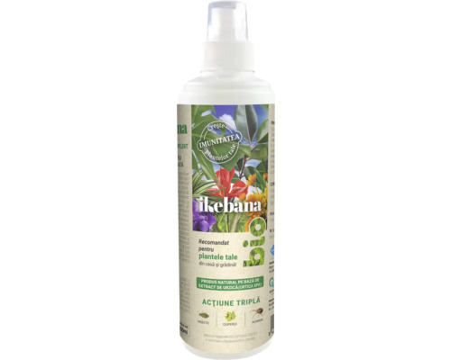 Tratament plante cu acțiune triplă Ikebana BIO 250 ml