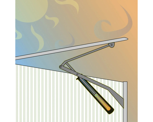 Mecanismul unui parasolar extensibil