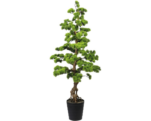 Plantă artificială Bonsai Kiefer în ghiveci H 140 cm verde