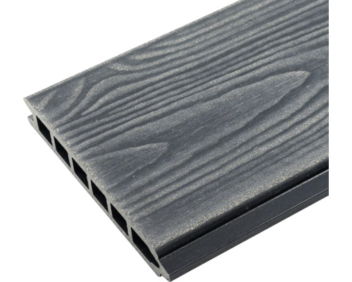 Scândură WPC 3D 20x140x4000 mm gri | HORNBACH