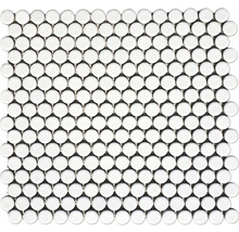 Mozaic piscină uni alb mat 30,5x32 cm-thumb-0
