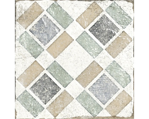 Placă pătrată cu model de romburi