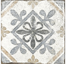 Placă decorativă de podea cu model floral