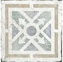 Placă decorativă pătrată cu model geometric