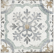 Placă decorativă de podea cu model floral