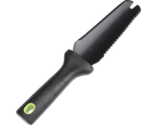 Transplantor de grădină cu margine zimțată și scală de adâncime