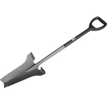 Cazma de grădină cu dinți de ferăstrău