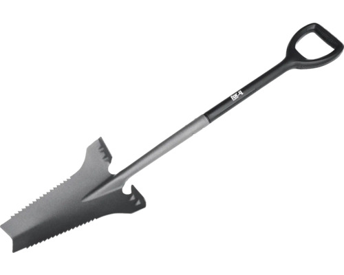 Cazma de grădină cu dinți de ferăstrău