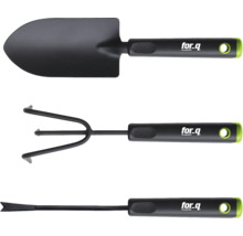 Set format din lopată de grădină, cultivator și plantator de la marca for.q