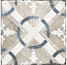 Placă decorativă de podea cu model geometric