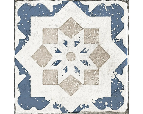 Placă decorativă de podea cu model geometric