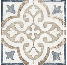 Placă decorativă de podea cu model floral