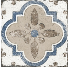 Placă ceramică decorativă cu model floral