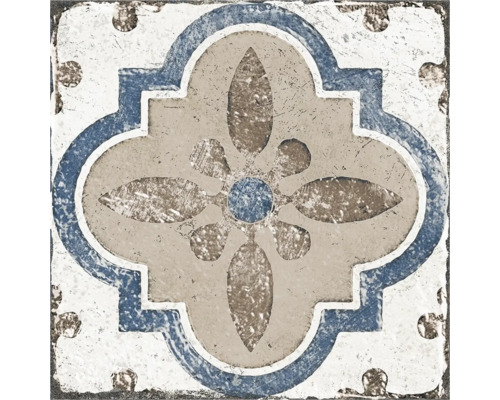 Placă ceramică decorativă cu model floral