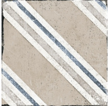 Placă decorativă de podea cu model în dungi