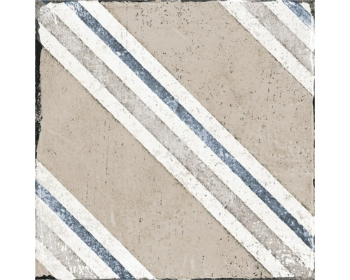 Placă decorativă de podea cu model în dungi