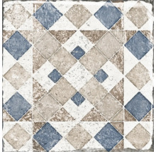 Model de faianță cu romburi geometrice în diferite nuanțe