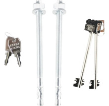 Doi bolți de ancorare și două seturi de chei