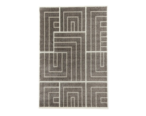 Covor modern Soho 1163 maro 200x300 cm Covor dreptunghiular cu model geometric