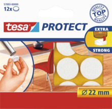 Protecție antizgârieturi tesa® Protect albă Ø 22 mm