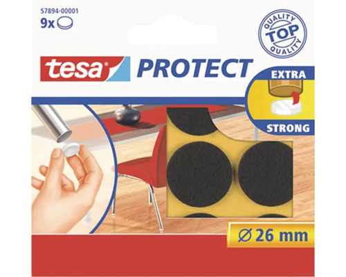 Protecție antizgârieturi tesa® Protect maro Ø 26 mm