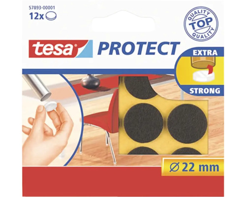 Protecție antizgârieturi tesa® Protect maro Ø 22 mm