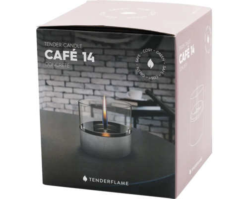 Ambalaj Tenderflame Tender Candle Café 14 beton