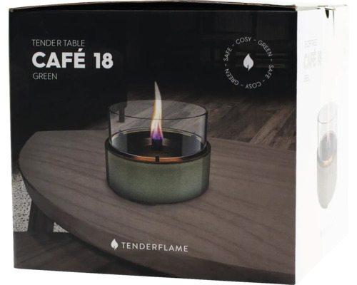 Foc TenderFlame Café 18 în ambalaj