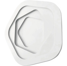 Panou decorativ de perete cu forme gradate