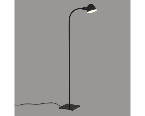 Lampă de podea cu abajur și bază pătrată