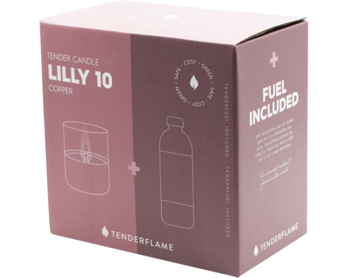 Ambalaj TenderFlame Lilly 10 cupru cu combustibil inclus