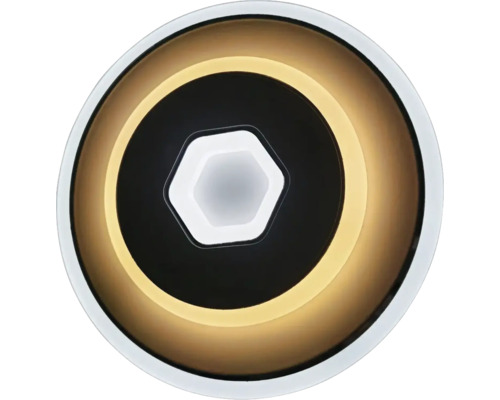 Lumină de tavan rotundă cu LED hexagonal