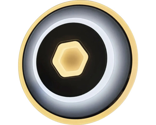 Lumină de tavan rotundă cu model hexagonal