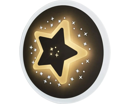 Plafonieră în formă de stea cu model cu stele