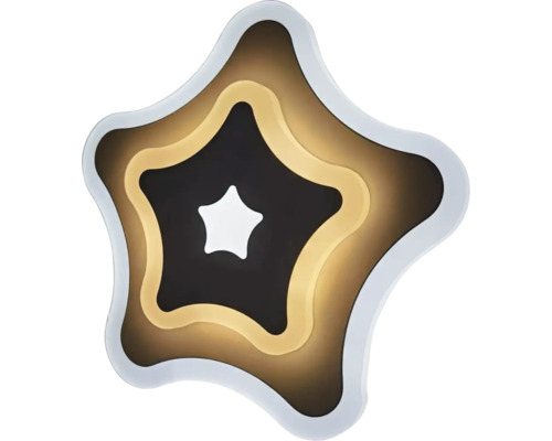 Plafonieră în formă de stea cu mai multe straturi