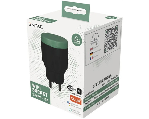 Priză WiFi Entac în cutie cu protecție IP44