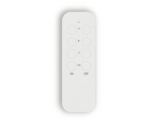 Telecomandă albă cu mai multe butoane pentru control